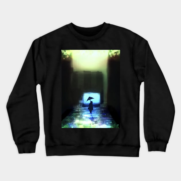 Blue Reflections Crewneck Sweatshirt by JHeavenor